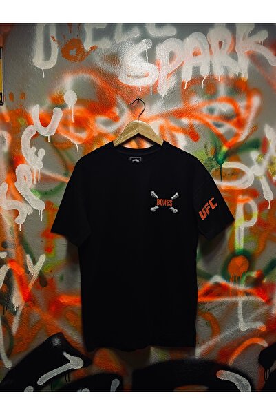 Spark Collection UFC Jon BONES Jones %100 Pamuklu Relax Kalıp Tshirt