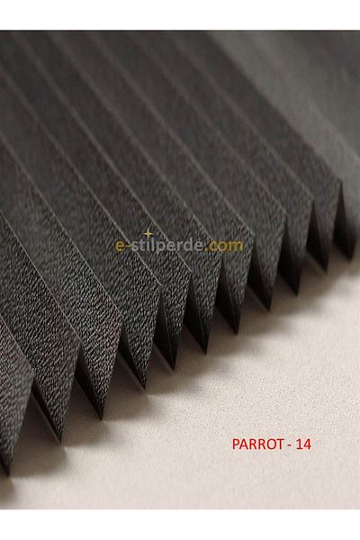 IŞILTI Perde Sistemleri Parrot Plicell Pleat Curtain - 14 Anthracite