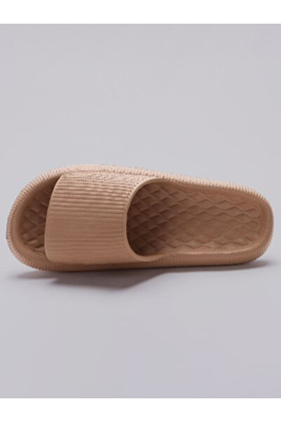 Sneak-a-Peek By Styli Thick Sole Textured Comfort Slides
