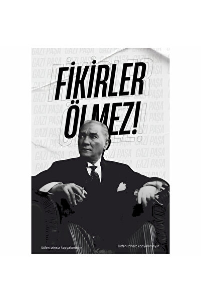 Hayat Poster Ideje Mustafe Kemala Ataturka nikada ne umiru, slika za uređenje...