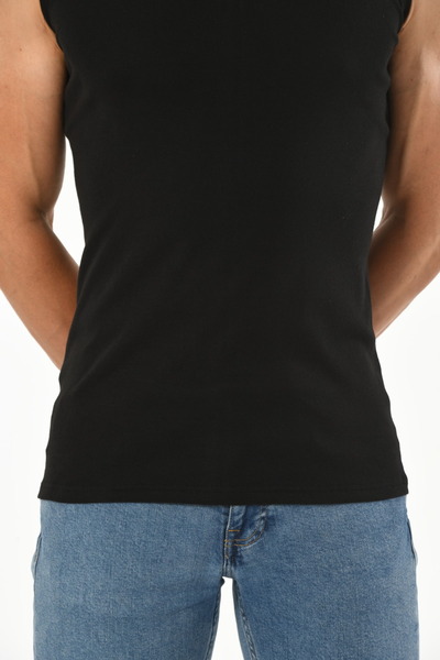 Mfö Life İç Giyim Ribana Men's Crew Neck 0 Sleeves