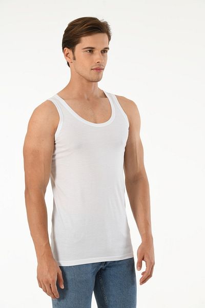Mfö Life İç Giyim Ανδρικό εσώρουχο Modal Shoulder Loop 6 τεμαχίων