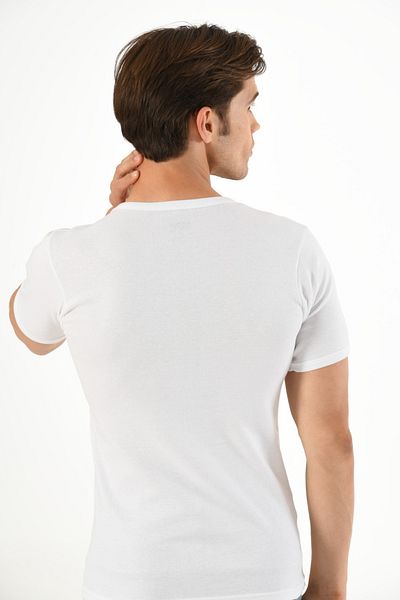 Mfö Life İç Giyim Ribana Men's Crew Neck Short Sleeve