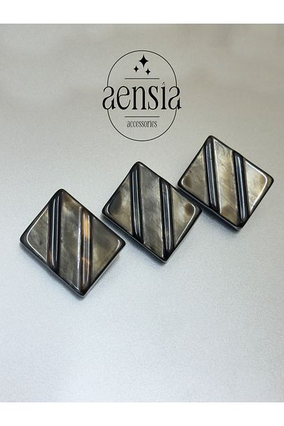 aensia Polyester Rectangular Mink over Reflective Line Embossed Coat Jacket - 3.81 Cm, 3 Pack