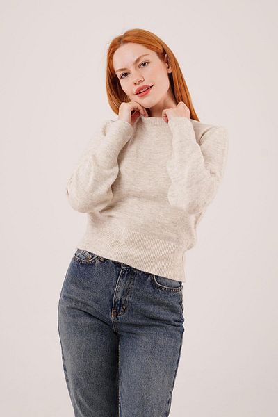 Le Savu SHILSEE CULOARE PIATRA PENTRU FEMEI SOFT CREW GALLER PLAT MODEL DE Pulover