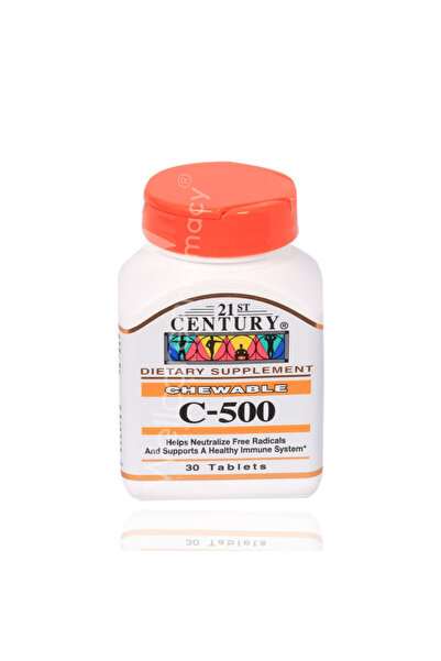 21st Century Chewable C-500 Dietary Supplements, 30 Tablets