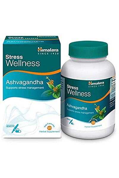 Himalaya Ashvagandha Herbal Supplements, 120 Capsules