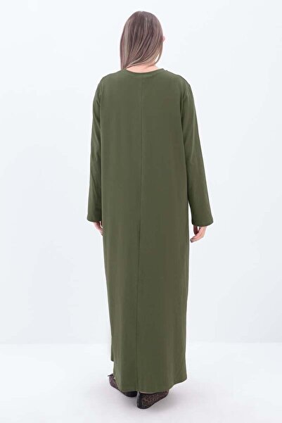 ALLDAY Χακί μακρυμάνικο εσωτερικό φόρεμα