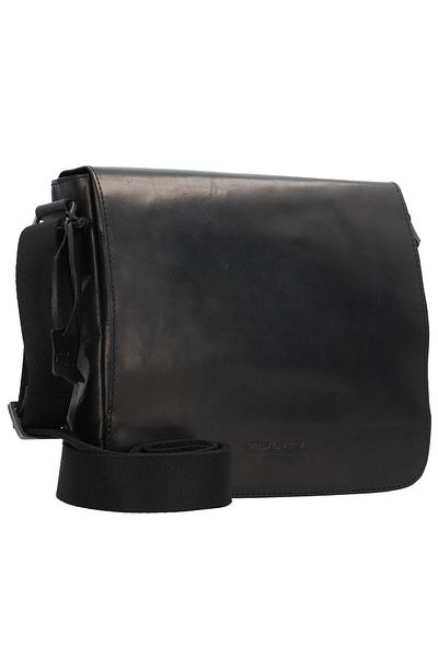 Greenburry Pure Black Geanta de umar Piele 26 cm