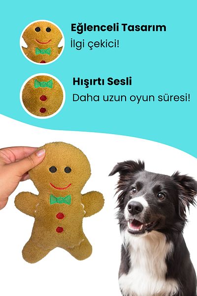 Havhav Havrika Years Plush Dog Toys Set - Sugar Dog with Rustle Cookie and Vikvik