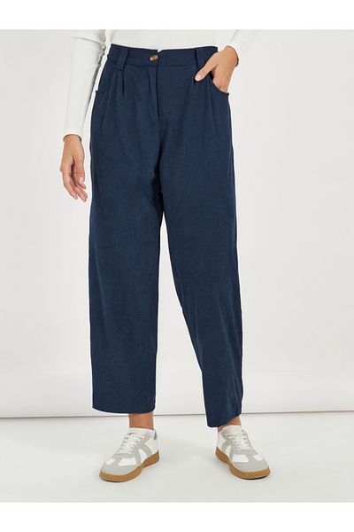 Styli High Rise Corduroy Pants