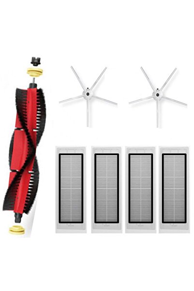 techpart مجموعة قطع غيار المكنسة الكهربائية الروبوتية المتوافقة مع المكنسة ال...