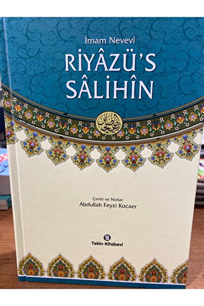 Tekin Yayınevi Riyazü's-Salihin Ciltli Büyük Boy--9786058481169