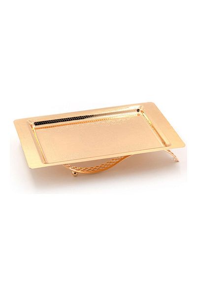 Dania Tray With Stand gold 44x28x7cm