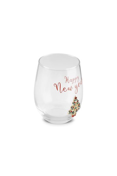 Karaca New Year's New Year's Deer Soft Drink Glass 535 ml