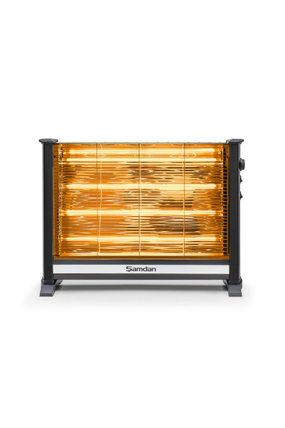 Şamdan Slim Termostatlı Quartz Buharlı Soba 2200W – Hızlı Isıtıcı