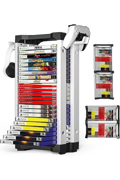 Blackbird Game Center Hepu TY-2847 PS5 Oyun Tutucu Oyun Depolama Düzenleyici ...