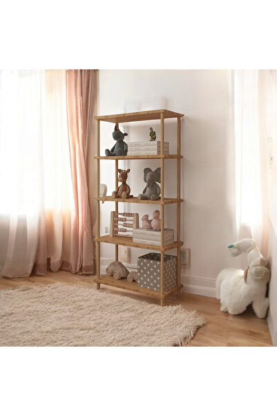 HESA Çocuk kitaplığı ahşap kitaplık aktivite masası ve sandalyesi  yardımcı r...