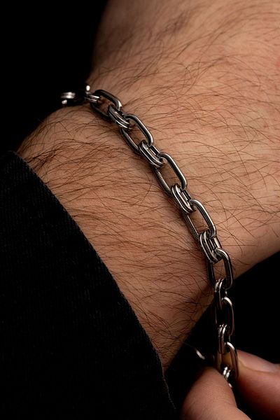OSMANLI GÜMÜŞ Men's Steel Bracelet - 316 L Stainless Steel Sailor Model Men's Bracelet