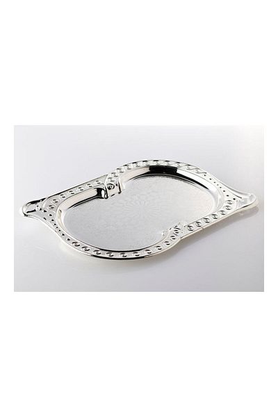 Dania Single Tray Silver 36x25x2cm