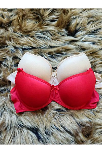 berz wear Women's Recovery Supported Padded Underwire 2-Piece Bra