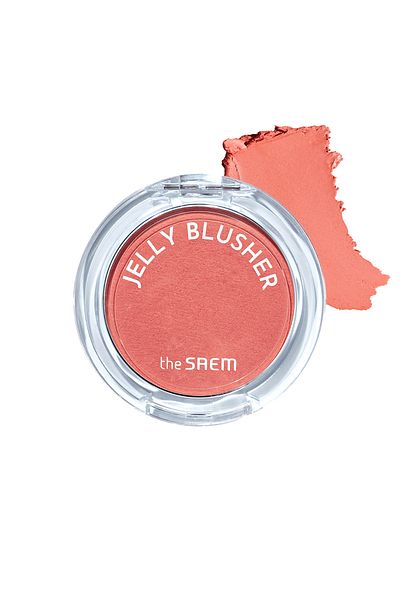 THE SAEM Cr01 Peach Crush Jelly Blusher - Gel Blush (Vionine)