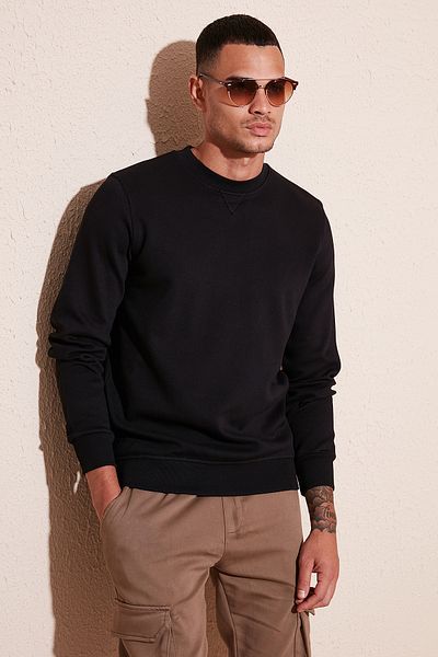 Buratti SWEAT για άνδρες - Βαμβακερό, Crew Neck, Relaxed Fit 5905453