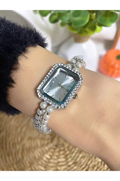 Bimodabu Zircon Stone Bead Cord Quartz Women's Wristwatch