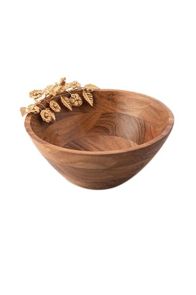 Dania Serving Bowl Brown/Gold 29x29x13cm