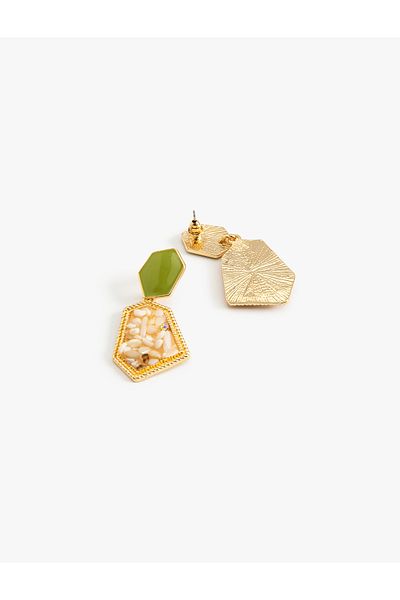 Koton Jewelled Geometric Earrings