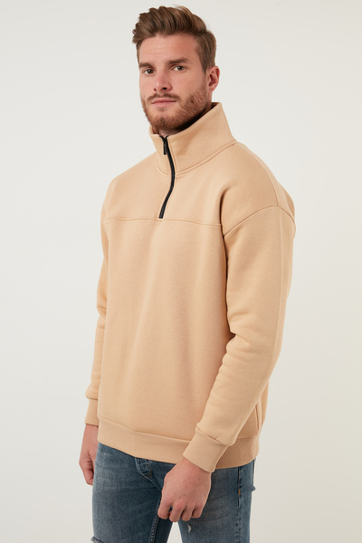 Buratti Ανδρικός χειμερινός ιδρώτας - κανονική εφαρμογή, βαμβακερό, γούνινο εσωτερικό, μαλακό ράστερ 59053431