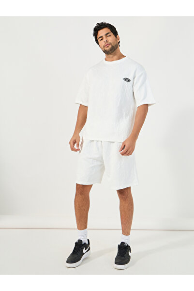 Styli Textured Oversized T-Shirt & Shorts Co-Ords