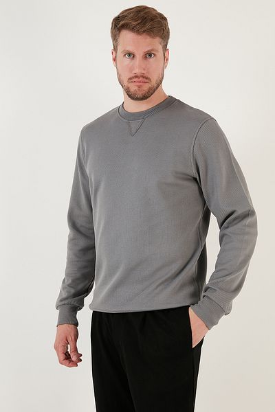 Buratti SWEAT για άνδρες - Βαμβακερό, Crew Neck, Relaxed Fit 5905453