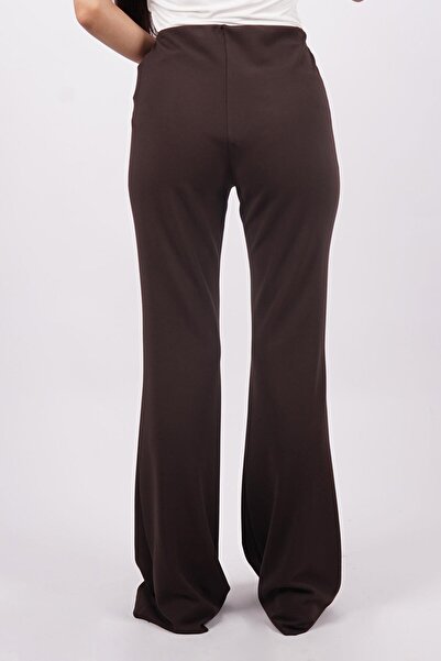 SpringStore Kahve İspanyol Paça Pantolon