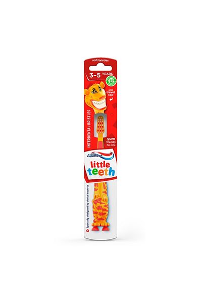 Aquafresh Kids Little Teeth Soft Bristles Toothbrush, Assorted Colour