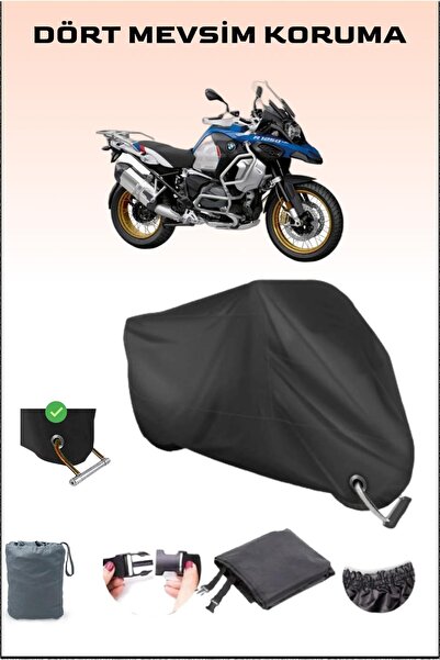 Breen قماش مشمع للدراجات النارية متوافق مع قفل أسود لسيارة Bmw R 1250 Gs Adve...