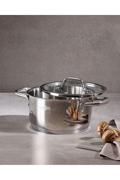 Madame Coco Nova Deep Pot - Steel - 18 cm