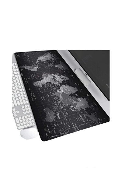 MASLİNG Oyuncu Mousepad Dünya Desenli 90 X 40 Cm Dünya Desenli Mause Pad MAS-9