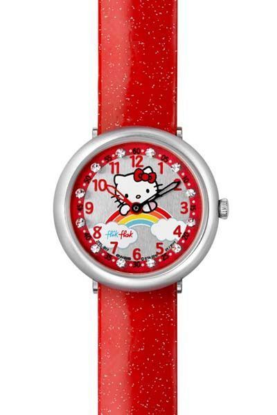 Flik Flak HELLO KITTY RED RAINBOW