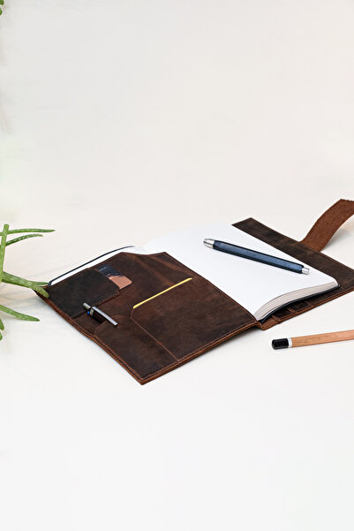 cogger Hakiki Deri Organizer Not Defteri Kılıfı 30 x 21 cm