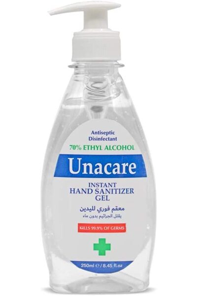 UniCare جل مطهر فوري من أوناكير 70% 250 مل