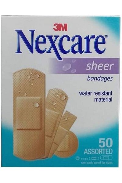3M Nexcare Sheer Assort 50S