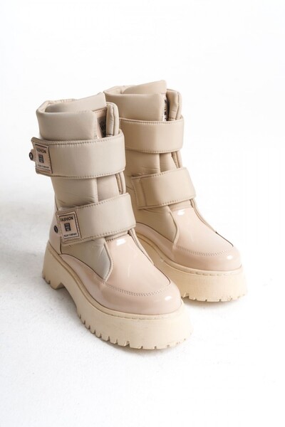 Ayakkabium Γυναικείες μπότες χιονιού Velcro Αδιάβροχο και Ψυχρό Αλεξίπτωτο Υφασμάτινο