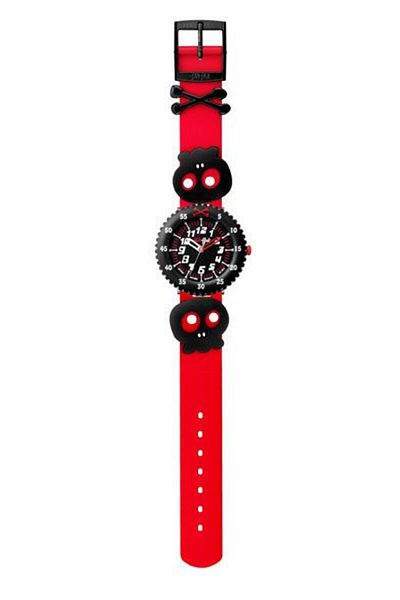 Flik Flak SKULLY BONES RED