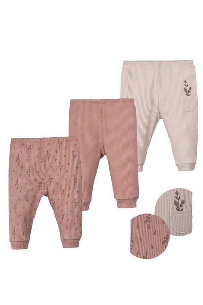 Necix's Mild 6-Piece Baby Girl Bottom Top Set