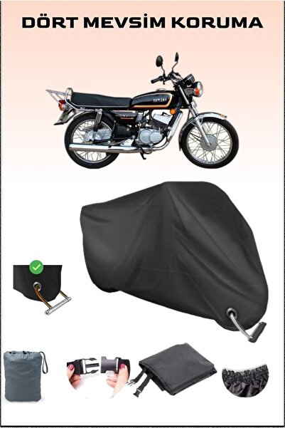 Breen قماش القنب للدراجات النارية المتوافق مع القفل باللون الأسود لـ Yamaha R...