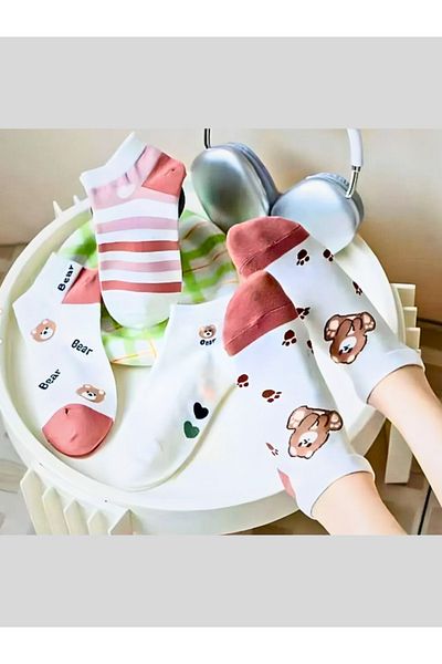 socksbox 5 чифта шарени дамски чорапи