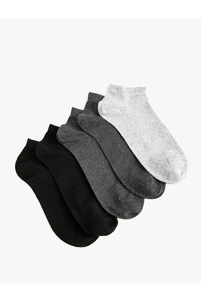 Koton Set de șosete ghete de bază 5 piese multicolore