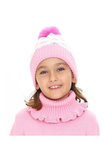 Sevimli Girl's Star Patterned Beanie Neck Collar