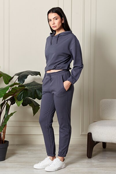 Bella Dossi 100% βαμβακερό πόδι και ελαστική μέση με κουκούλα casual γυναικεί...